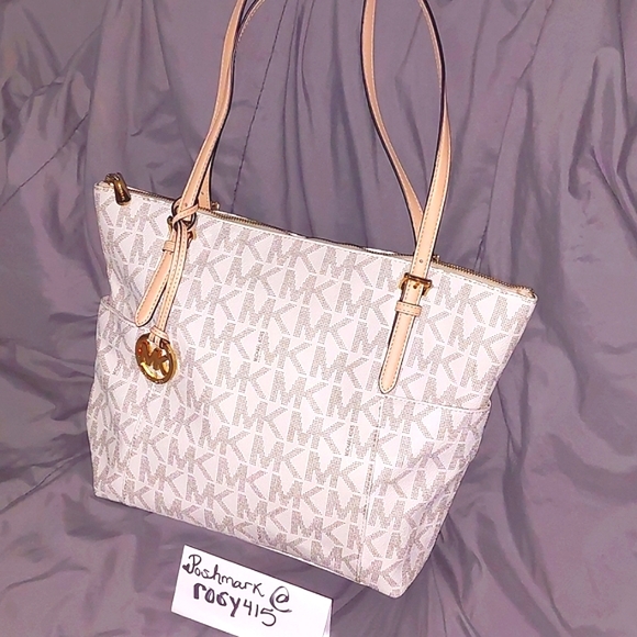 💥CYBERSALE❤Classic Monogram Tote Michael Kors designer logo shoulderbag workbag